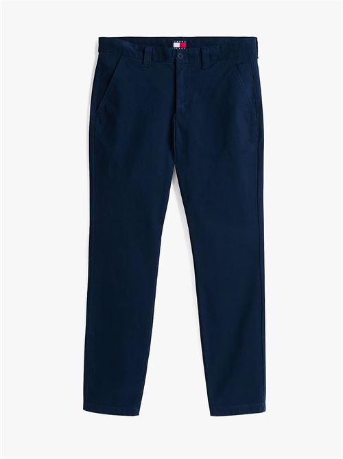 Pantalone blu in cotone Tommy Jeans | DM0DM20282C1G